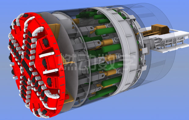 隧道盾構(gòu)機(jī)三維動(dòng)畫(huà)制