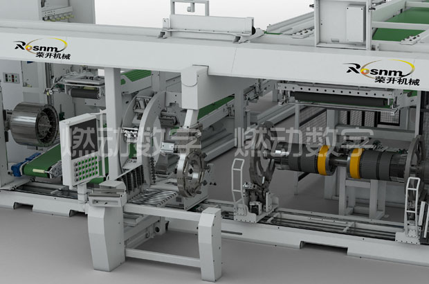 半鋼一次法成型機三維動畫 半鋼一次法成型機三維動畫